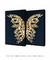 Conjunto 2 Quadros Golden Butterfly