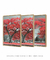 Imagem do Conjunto 3 Quadros Decorativos Árvore da Vida Vermelha