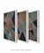 Conjunto 3 Quadros Geométricos Abstratos Sala Escritório - Quadros para Decoração - Empório dos Quadros