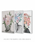 Conjunto 3 Quadros Mulheres Florais - loja online