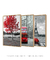 Conjunto 3 Quadros Paris, Londres, Árvore da Vida Vermelha na internet