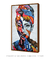 Imagem do Quadro Audrey Hepburn Pop Art Graffiti Abstrato