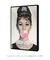 Imagem do Quadro Bonequinha de Luxo Audrey Hepburn - Chiclete Rosa