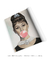 Quadro Bonequinha de Luxo Audrey Hepburn - Chiclete Rosa - comprar online