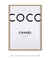 Quadro Coco Chanel - I don't do fashion, I am fashion