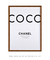 Quadro Coco Chanel - I don't do fashion, I am fashion na internet