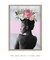 Quadro Colagem Mulher & Flores - comprar online
