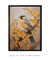 Quadro Decorativo Pássaro Tinta Óleo Efeito 3D - Quadros para Decoração - Empório dos Quadros