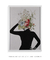Quadro Donna Flor - Colagem Feminina Floral - Quadros para Decoração - Empório dos Quadros