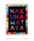 Quadro Hakuna Matata - Colorido - Quadros para Decoração - Empório dos Quadros