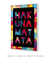 Quadro Hakuna Matata - Colorido - comprar online