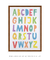 Quadro Infantil Alfabeto - Quadros para Decoração - Empório dos Quadros