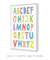 Quadro Infantil Alfabeto - loja online