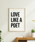Quadro Love Like a Poet