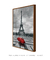 Quadro Torre Eiffel e Guarda-Chuva Vermelho - Quadros para Decoração - Empório dos Quadros