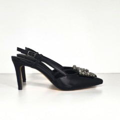 SCARPIN BAILEY SLINGBACK PRETO