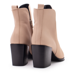 Bota cano curto LiaLine Nude - loja online