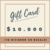 Gift card