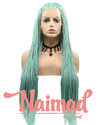 Peluca lace front con trenzas AGUAMAR