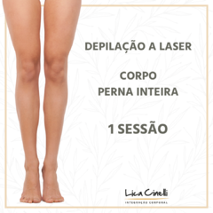 DEPILAÇÃO A LASER | 1 sessão Perna Inteira