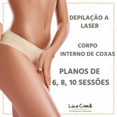 Depilação a Laser | Interno de coxas | Planos de 4, 6, 8 ou 10 sessões