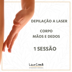 DEPILAÇÃO A LASER | 1 sessão Mãos e Dedos