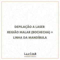 Depilação a Laser | Região Malar (Bochecha) + Linha da Mandíbula | Planos de 4, 6, 8 ou 10 sessões - comprar online