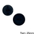 Botão Massa 2 Furos Azul Marinho - PCT/ 12 UNIDADES - BT1206G