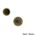 Botão 500 Dourado 4 Furos - PCT/ 12 UNIDADES - BT1507