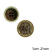 Botão 500 Dourado 4 Furos - PCT/ 12 UNIDADES - BT2507