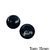 Botão Massa 4 Furos Azul Petróleo - PCT/ 12 UNIDADES - BT3206P