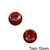 Botão Massa 4 Furos Cerâmica - PCT/ 12 UNIDADES - BT3213P