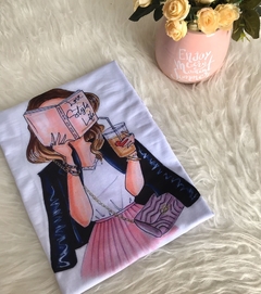 T-Shirt Menina Livro