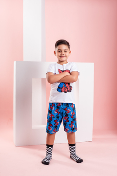 Baby-Doll Infantil Masculino Stitch Homem Aranha - comprar online