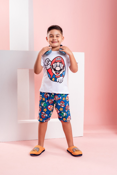 Baby-Doll Infantil Masculino Mario Bross - comprar online