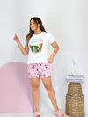 Baby-Doll GG de Manguinha Starbucks Rosa