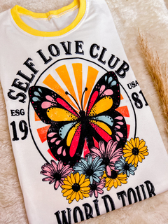 T-Shirt Borboleta Self Love Club