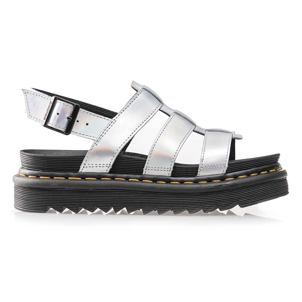 SANDALIAS DR MARTENS YELENA SILVER LAZER SALE Aloud