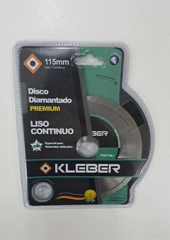 Disco Diamantado 115 Liso Continuo Kleber 41/2 Widia