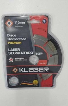 Disco D Corte Diamantado Láser Segmentado 115mm 41/2 Kleber