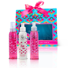 TRIO PINK LOVE - FLORAL FRUTAL - GIFT BOX