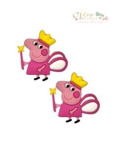 Aplique Emborrachado Peppa Pig - 2 unidades