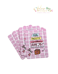 Cartão de Agradecimento Personalizado Rosa BB (7,2 x 5,5cm) - 20 UNIDADES - comprar online