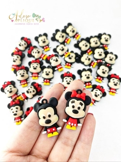 Aplique Emborrachado Minnie e Mickey - 2 unidades