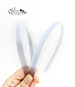 Tiara de silicone (10 mm) - (pacote c/ 6 unidades)