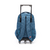 Mochila Filgo Starpak con carrito azul lisa 18’’ (Con ruedas de silicona) - comprar online