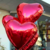 Balão Metalizado 18" Coração Vermelho - Criativa Festas