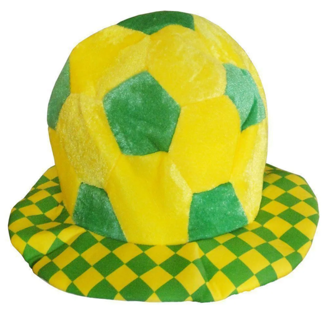 BOLA DE FUTEBOL CERAMICA MOD 3 VERDE E AMARELO