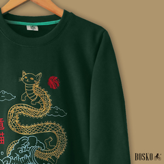 Green Cat Dragon - Buzo Unisex - comprar online