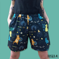 Neon Cats - Short Unisex